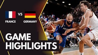 FRANCE VS GERMANY  Basketball Friendly Game  Full Highlights  July 82024 [upl. by Davey]