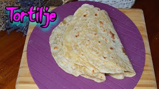 NAPRAVITE TORTILJE BRZO I LAKO💥RECEPT ZA TORTILJE POSNOTORTILAS2024 [upl. by Anuahc]