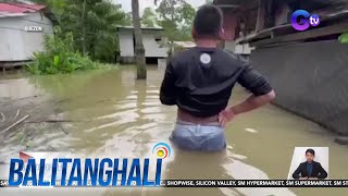 Baha sa ilang lugar sa Quezon Province humupa na  Balitanghali [upl. by Nosac]