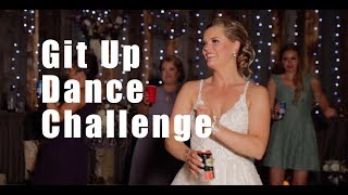 The Git Up Dance Challenge  Bride and bridesmaids [upl. by Kono]