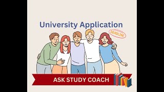 University Application Deadline  Ask Study Coach [upl. by Ranique]