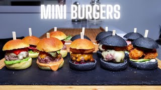 ASSORTIMENT DE 5 RECETTES DE MINI BURGERS  FOOD IS LOVE [upl. by Morra886]