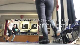 Learn To Tap Stamp Timesteps for 42nd Street Audition Song [upl. by Einama]