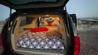 A FULL SIZED MATTRESS FITS INSIDE MY YUKON XL SUV ✌️💯 GMC TRAVEL [upl. by Peder512]