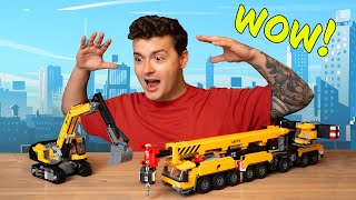 LEGO CITY IS BACK ON TRACK 60409 CRANE amp 60420 EXCAVATOR REVIEW [upl. by Ennad720]