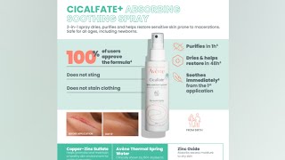 Avène Cicalfate Absorbing Spray [upl. by Selina64]