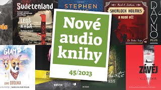 Nové audioknihy mají Dominik Dán Stephen King i Agatha Christie  Nové audioknihy 452023 [upl. by Ardnik]