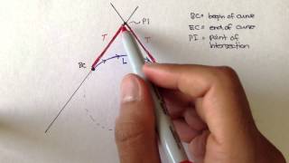 Advanced Geomatics Horizontal Curves Part 2 [upl. by Eisinger543]