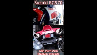 Starting up the Suzuki rg500 after a few weeks standing  part 2 [upl. by Chuipek20]