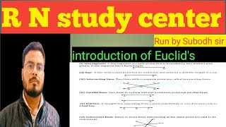 Introduction of Euclids Geometry [upl. by Nuli]