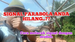 CARA SETTING KVISION CBAND❗️ Tracking satelite telkom 4 parabola hilang signal tutorial [upl. by Peer581]