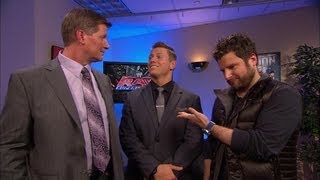 John Laurinaitis asks quotPsychquot star James Roday to be a [upl. by Debbie697]