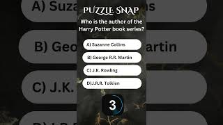 Who is the author of the Harry Potter series motivation quiz riddles learningquiz [upl. by Adamsen]