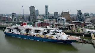 Fred Olsen Cruise Ship “Bolette”  Liverpool Waterfront [upl. by Cly]