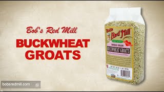 Buckwheat Groats  Bobs Red Mill [upl. by Ellenohs]