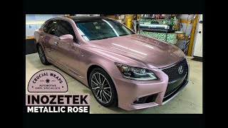 Inozetek Super Gloss Metallic Rose Vinyl Wrap [upl. by Blythe]