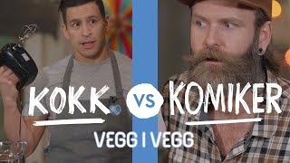 Adam Schjølberg og chocolate explosion cake💥  Veggivegg challenge  TINE Kjøkken [upl. by Timofei]