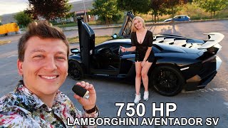 Przejażdżka po Gdyni Lamborghini Aventador 750 HP v12 [upl. by Anitsrik423]