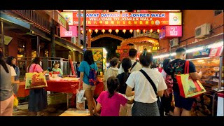 Jonker Street Night Market  Malaysia Street Food Jonker Walk  Malacca Malaysia Travel Guide [upl. by Enyrhtac]