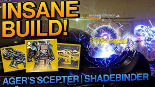 Destiny 2 NEW Agers Scepter and Shadebinder Warlock Build  INSANE EMPOWERED Agers Scepter Build [upl. by Aleacim]