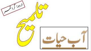 Urdu grammar talmihaat part 1  تلمیح آب حیات [upl. by Anirod173]