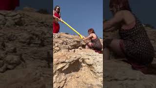 Climbing Gabbie Mountain climbing madonna prime idea tour friends [upl. by Ardell684]