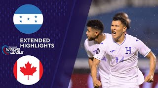 Honduras vs Canada Extended Highlights  CONCACAF Nations League  CBS Sports Golazo [upl. by Anifur]