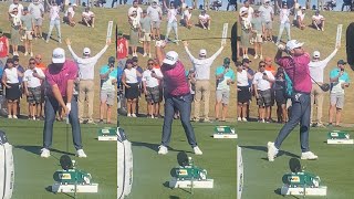 Tyrell Hatton Driver Swing Face On  Slow Motion  2023 [upl. by Christabella]