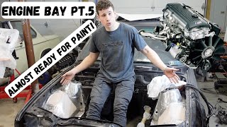 MORE WORK ON THE E30 E30 s54 swapbay shave pt5 [upl. by Atsyrk]