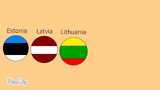 Baltic Countries By Size [upl. by Mareah]