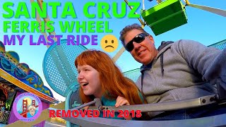 Santa Cruz Beach Boardwalk famous Ferris Wheel [upl. by Cherry]