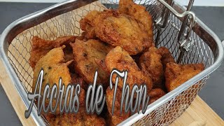 68 Recette Accras de Thon🐟 Tuna Accras Recipe🐟 [upl. by Llecrup]