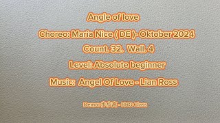 Angle Of Love Line Dance Choreo Maria Nix DE  Oktober 2024 Demo 步步高 BBG CLASS [upl. by Charity292]