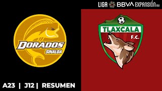 ¡Remontada del Gran Pez  Resumen  Dorados vs Tlaxcala  Jornada 12  A23  Liga BBVA Expansión MX [upl. by Millar]