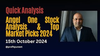 Quick Analysis on Angel One Ltd Share Price amp Top Market Picks 2024 [upl. by Oilerua366]