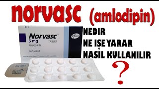 NORVASC Tablet Amlodipin Nedir Niçin Kullanılır Nasıl Kullanılır Yan Etkileri Nelerdir [upl. by Ayhdnas]