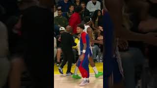 Guershon Yabusele at the buzzer from mid court  buzzerbeater nba sixers lakers nbaedits [upl. by Enenaj566]