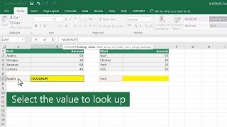 How to use VLOOKUP in Excel [upl. by Bloxberg344]