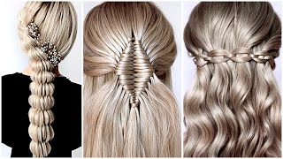 😱 10 Easy Braid Hairstyle Tutorial 😍 Hairstyle Transformations [upl. by Neehsar319]