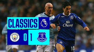 CAHILL WINS IT IN INJURY TIME  MAN CITY 01 EVERTON  13 DECEMBER 2008  PREMIER LEAGUE CLASSIC [upl. by Lore]