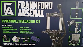 Frankford Arsenal essentials reloading kit never reload before Beginner [upl. by Nothgierc34]