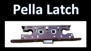 Change Pella Door LATCH Handle Lock assembly PELLA GLASS Screen DOOR HANDLE mortise Lock Door Closer [upl. by Hadria]