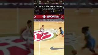 CJ Perez Buzzer Beater for 3points laban sa Latvia gilaspilipinas basketball latvia shorts [upl. by Fabri]