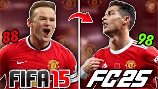 ¡Reconstruyo Al Manchester United Desde FIFA 15 Hasta FC 25 [upl. by Harpp]