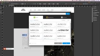 Adobe Muse CC 2015  New Typekit Font Integration [upl. by Almena177]