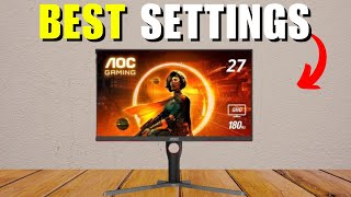 AOC Q27G3XMN Best Settings  ICC Profile [upl. by Ibed]