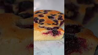 Blueberry amp Almond Friands  Mini Cake Recipe shorts [upl. by Ardnuaed]