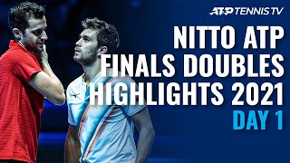 MekticPavic amp GranollersZeballos Headline Green Group  Nitto ATP Finals Doubles Highlights Day 1 [upl. by Nwahsor580]