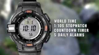 CASIO PROTREK PRG270 product video [upl. by Arret]