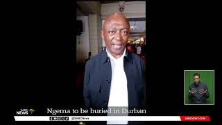 Ngema to be laid to rest in Durban on Friday [upl. by Rachelle]